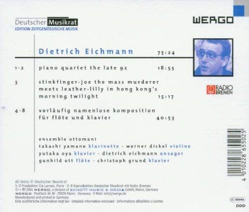 Dietrich Eichmann : Hole In The Bird (CD, Album)