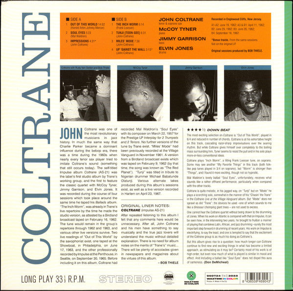 John Coltrane : Coltrane (LP, Album, Ltd, RE, Gre)