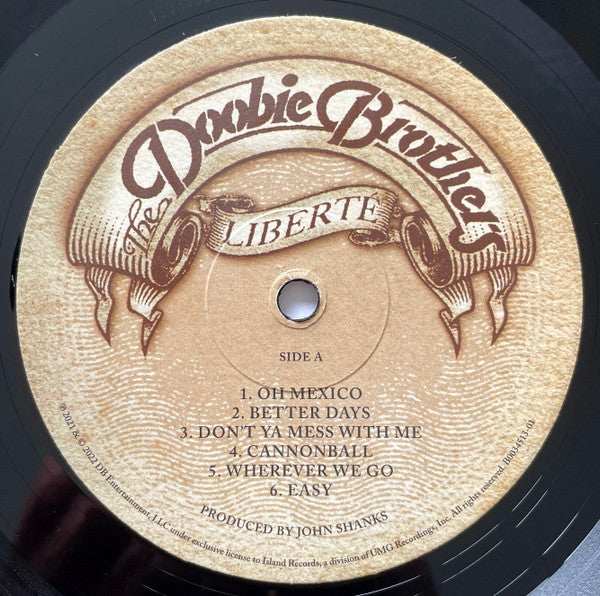 The Doobie Brothers : Liberté (LP, Album)