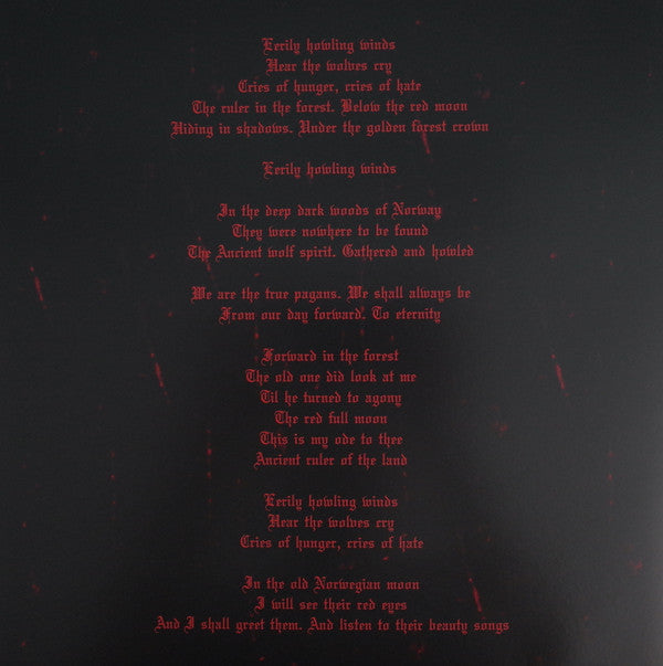Ancient (2) : Eerily Howling Winds (2xLP, Comp, Ltd, Red)
