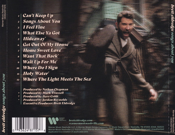 Brett Eldredge : Songs About You (CD, Album)