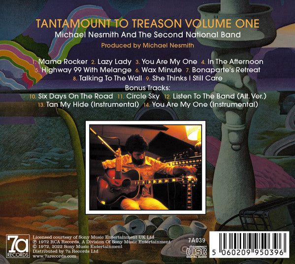 Michael Nesmith & The Second National Band : Tantamount To Treason Volume One (CD, Dlx, RE)