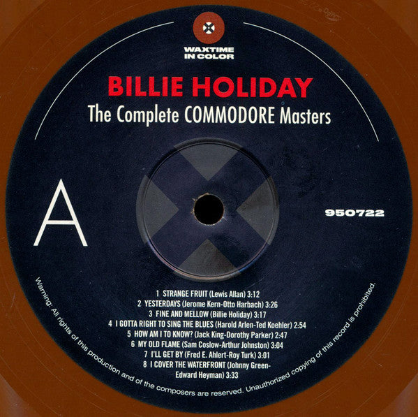Billie Holiday : The Complete Commodore Masters (LP, Comp, RE, RP, Bro)
