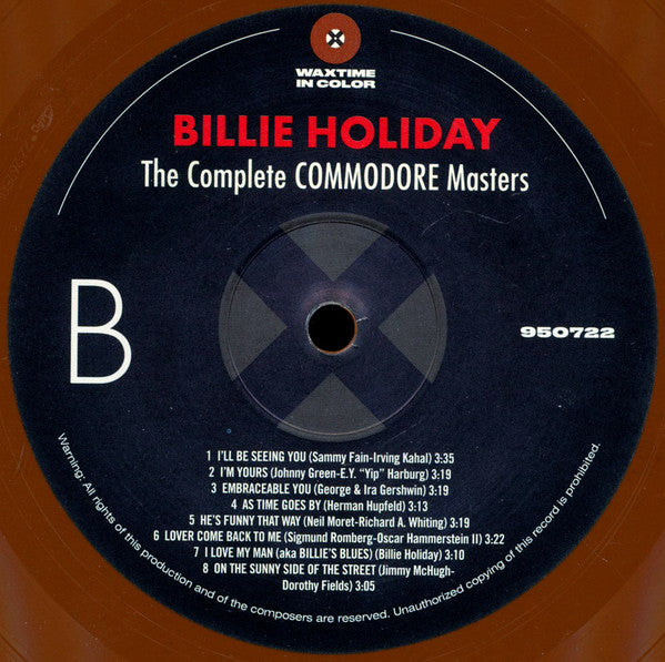 Billie Holiday : The Complete Commodore Masters (LP, Comp, RE, RP, Bro)