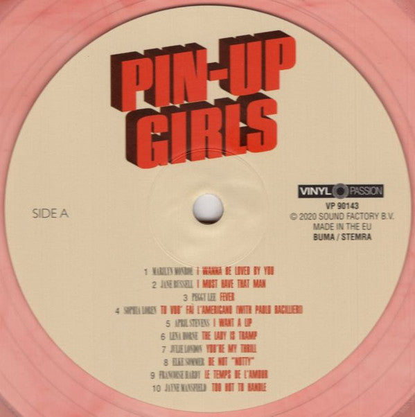 Various : Pin-Up Girls - Too Hot To Handle (LP, Comp, Ltd, RE, Red)