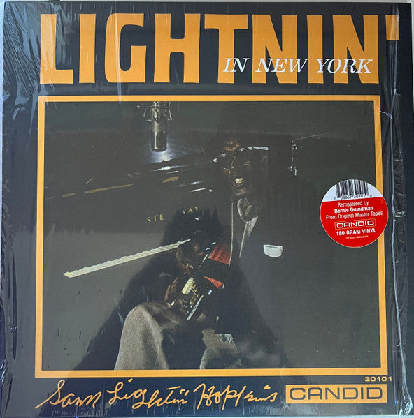 Lightnin' Hopkins : Lightnin' In New York (LP, Album, RE, RM, 180)
