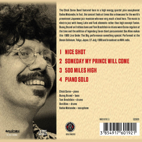 Chick Corea Band Featuring Sadao Watanabe : Live Under The Sky... ´80 (CD, RM, Unofficial)