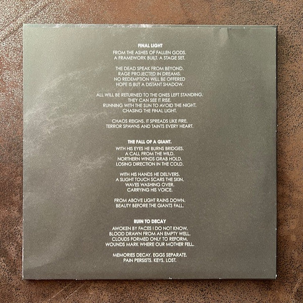 Final Light (2) : Final Light (LP, Album, Ltd, Whi)