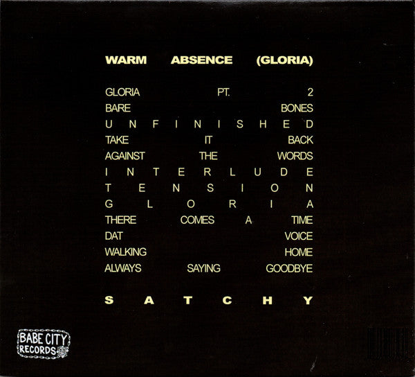 Satchy : Warm Absence (Gloria) (CDr, Album)