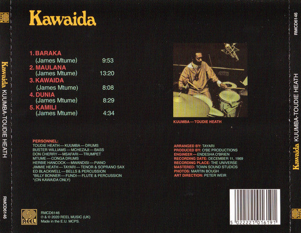 Albert Heath : Kawaida (CD, Album, RE, RM)