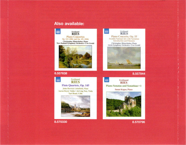 Ferdinand Ries, Susan Kagan : Piano Sonatas And Sonatinas • 2 (CD, Album)