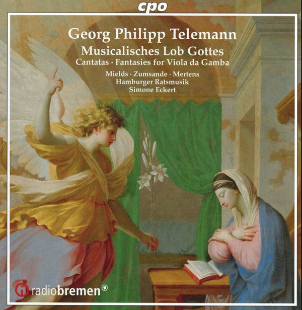 Georg Philipp Telemann - Dorothee Mields  • Hanna Zumsande  • Klaus Mertens / Hamburger Ratsmusik  / Simone Eckert : Musicalisches Lob Gottes (CD)