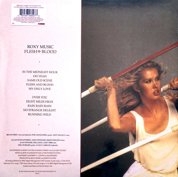 Roxy Music : Flesh + Blood (LP, Album, RE, RM, Hal)