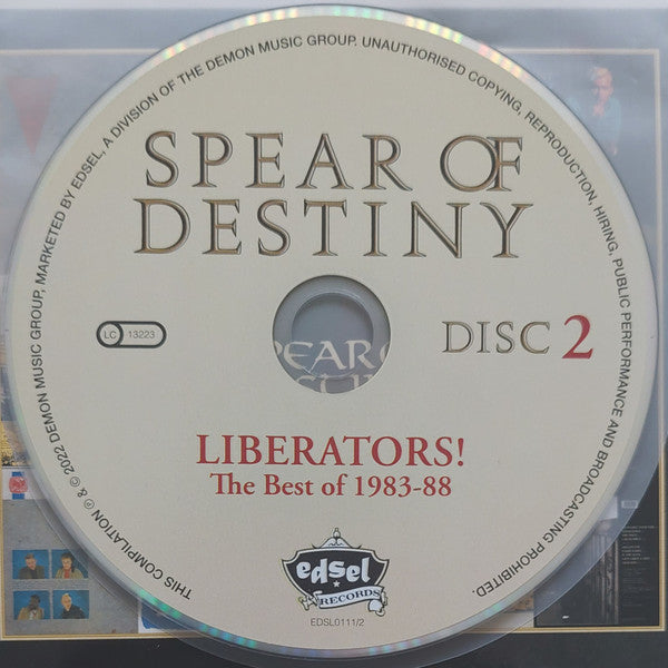 Spear Of Destiny : Liberators! The Best Of 1983-88 (2xCD, Comp)