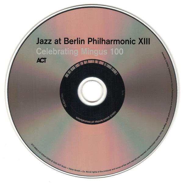 Magnus Lindgren  |  Georg Breinschmid : Jazz At Berlin Philharmonic XIII - Celebrating Mingus 100 (CD, Album)