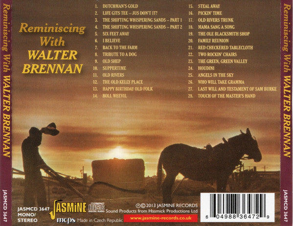 Walter Brennan : Reminiscing With Walter Brennan (CD, Album, Comp)