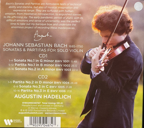 Augustin Hadelich, Bach* : Sonatas & Partitas (2xCD, Album)