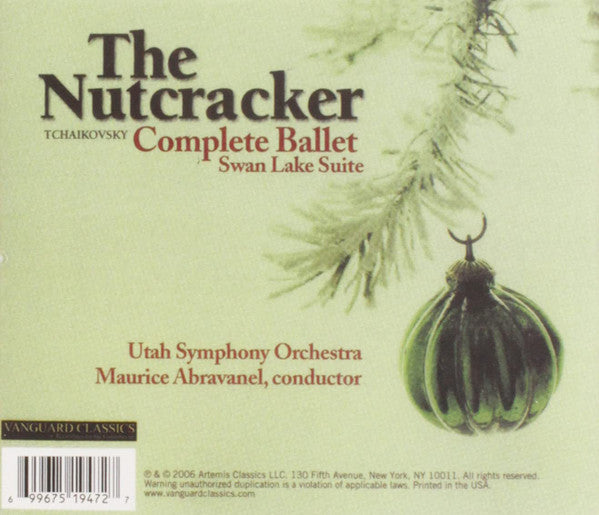 Pyotr Ilyich Tchaikovsky, Utah Symphony Orchestra, Maurice Abravanel : The Nutcracker (Complete Ballet), Swan Lake Suite (2xCD, Album, RE, RM)