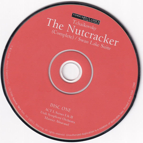 Pyotr Ilyich Tchaikovsky, Utah Symphony Orchestra, Maurice Abravanel : The Nutcracker (Complete Ballet), Swan Lake Suite (2xCD, Album, RE, RM)