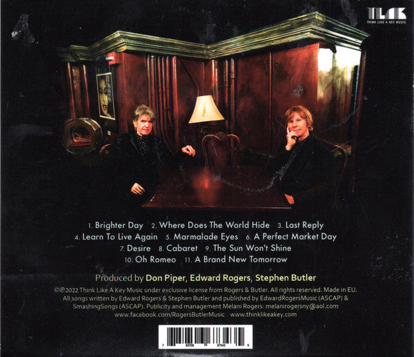 Rogers & Butler : Brighter Day (CD, Album)