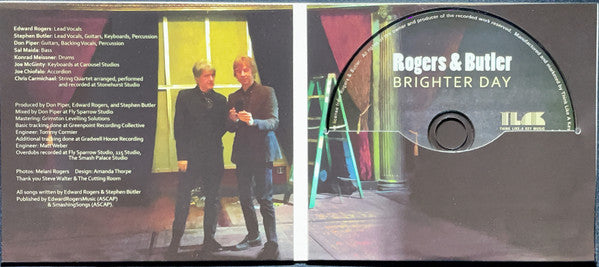 Rogers & Butler : Brighter Day (CD, Album)