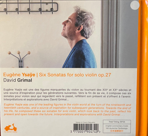 Eugène Ysaÿe, David Grimal : Violin Sonatas Op. 27 (CD, Album)