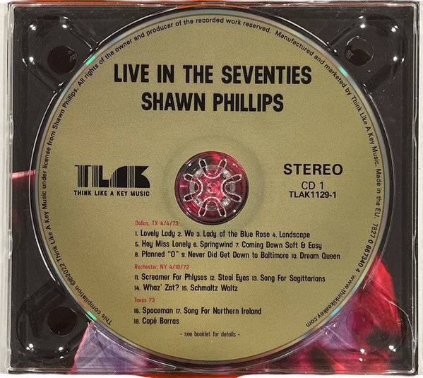 Shawn Phillips (2) : Live In The Seventies (3xCD, Album, Dig)