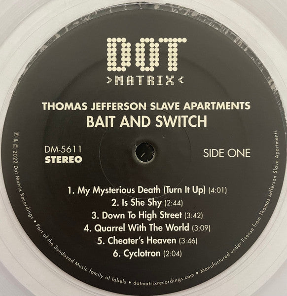 Thomas Jefferson Slave Apartments : Bait And Switch (LP, Album, RE, Cle)