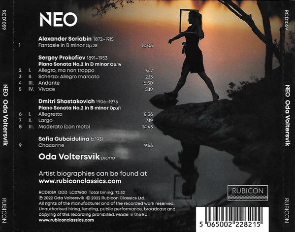 Oda Voltersvik, Alexander Scriabin / Sergei Prokofiev / Dmitri Shostakovich / Sofia Gubaidulina : Neo (CD)