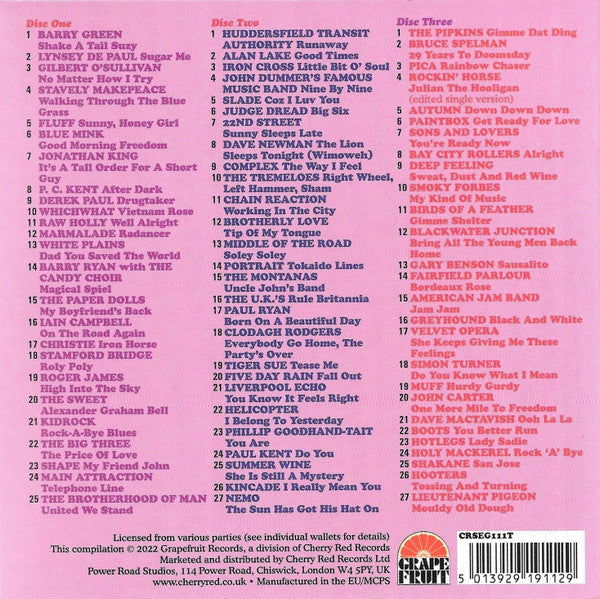 Various : Bubblerock Is Here To Stay Volume Two (The British Pop Explosion 1970-73) (3xCD, Comp + Box)
