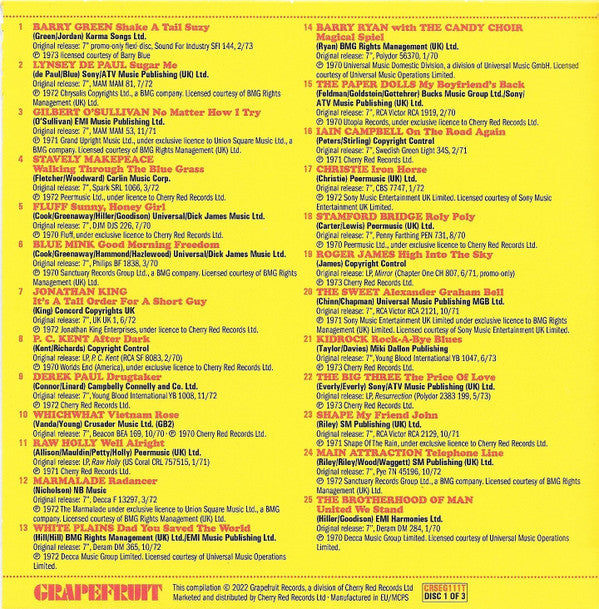 Various : Bubblerock Is Here To Stay Volume Two (The British Pop Explosion 1970-73) (3xCD, Comp + Box)