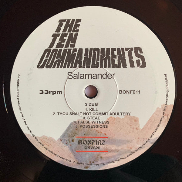 Salamander (9) : The Ten Commandments (LP, Album, Ltd, M/Print, RE, 180)