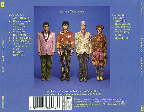 Talking Heads : Little Creatures (CD, Album, RE, RM)