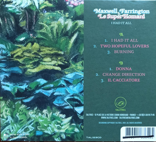 Maxwell Farrington & Le SuperHomard : I Had It All (CD, MiniAlbum, Dig)