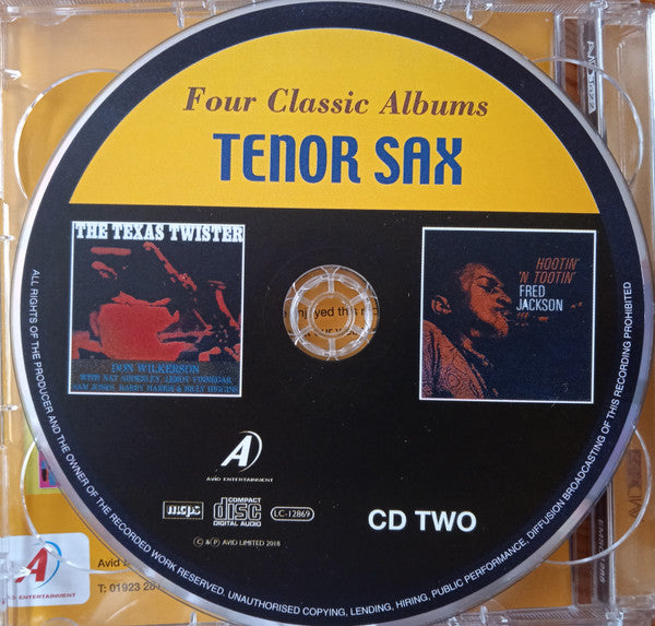 J.R. Monterose | Charlie Rouse | Don Wilkerson | Fred Jackson : Four Classic Albums: Tenor Sax (2xCD, Comp)