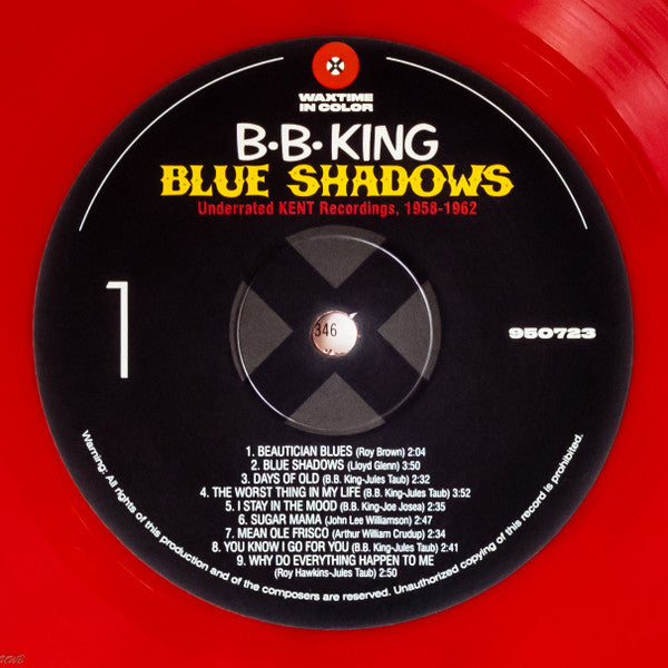 B.B. King : Blue Shadows - Underrated KENT Recordings, 1958-1962 (LP, Comp, Ltd, RE, Red)