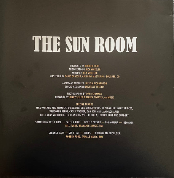 Robben Ford & Bill Evans (3) With Keith Carlock, James Genus : The Sun Room (LP, Album, RE)