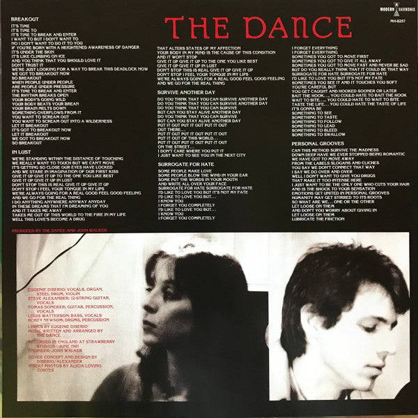The Dance : In Lust (LP, Album, RE, Gre)