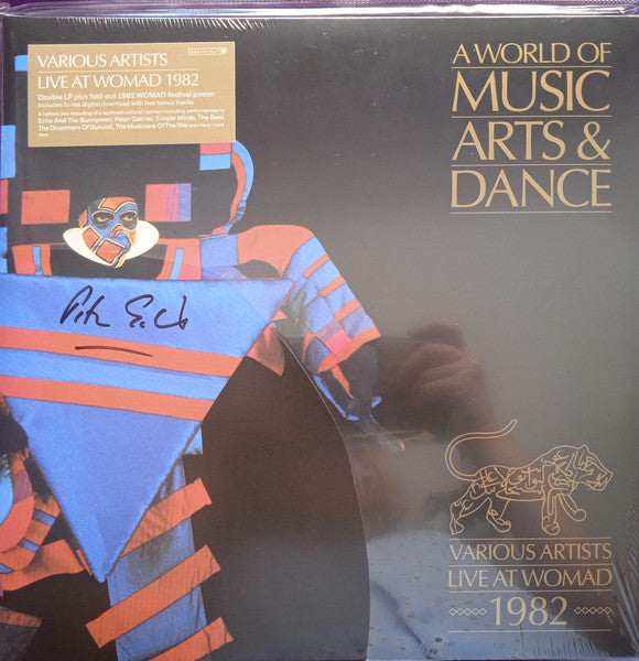 Various : A World Of Music Arts & Dance (Various Artists Live At WOMAD 1982) (2xLP, Album)