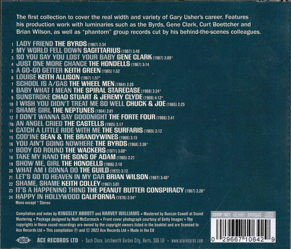 Gary Usher : Happy In Hollywood (The Productions Of Gary Usher) (CD, Comp, Mono)