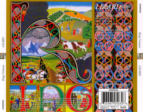 King Crimson : Lizard (HDCD, Album, RE, RM, RP)