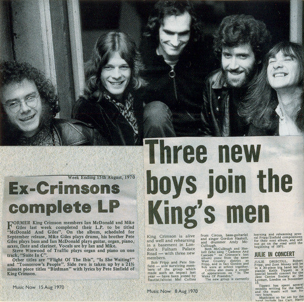 King Crimson : Lizard (HDCD, Album, RE, RM, RP)
