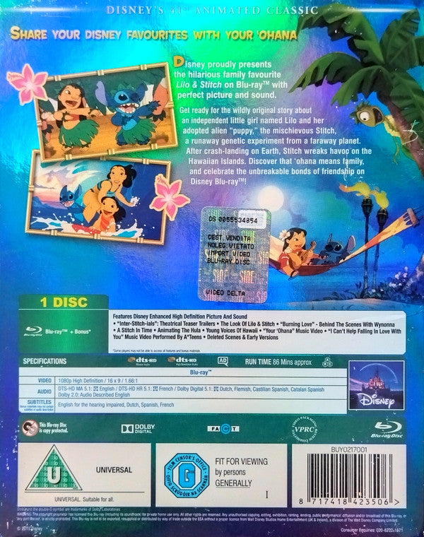 No Artist : Lilo & Stitch (Blu-ray, Multichannel)