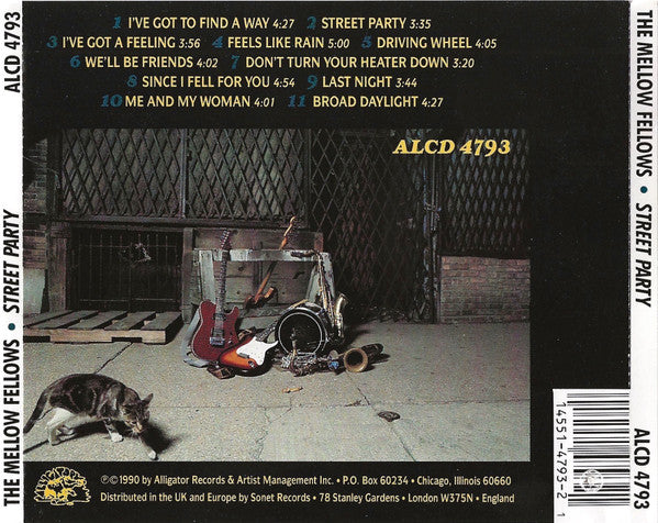 The Mellow Fellows : Street Party (CD, Album, Promo)
