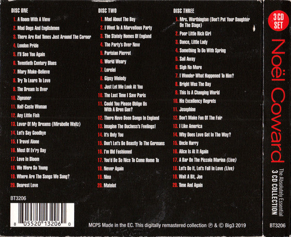 Noël Coward : The Absolutely Essential 3 CD Collection (3xCD, Comp)