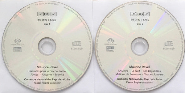 Maurice Ravel, Véronique Gens • Sophie Koch • Vannina Santoni • Janina Baechle • Julien Behr • Michael Spyres • Jacques Imbrailo, Chœur De L'ONPL et Orchestre National Des Pays De La Loire, Pascal Rophé : Cantatas Pour Le Prix De Rome (Box, Album + 2xSACD, Hybrid, Multichannel)