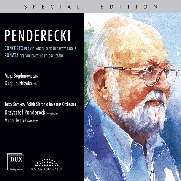 Krzysztof Penderecki, Maja Bogdanović, Danjulo Ishizaka, Andrzej Ciepliński, The Polish Sinfonia Iuventus Orchestra, Maciej Tworek : Concertos Vol. 9 (CD, Album)