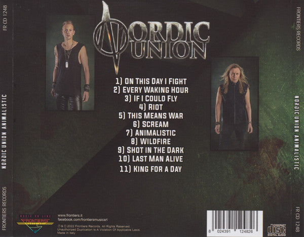 Nordic Union : Animalistic (CD, Album)