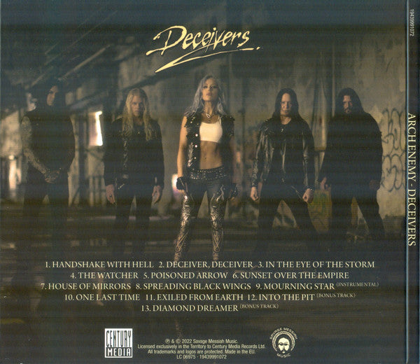 Arch Enemy : Deceivers (CD, Album + Box, Dlx, Ltd)