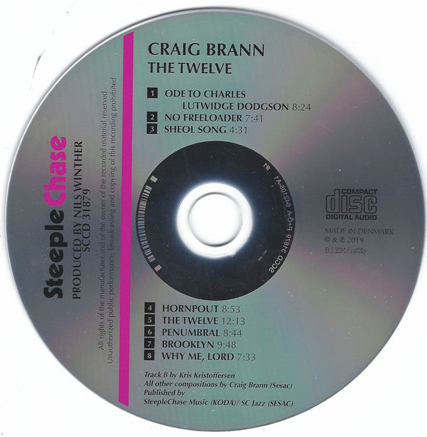 Craig Brann : The Twelve (CD, Album)